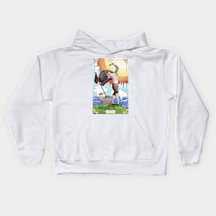 The Fool Tarot Design Kids Hoodie